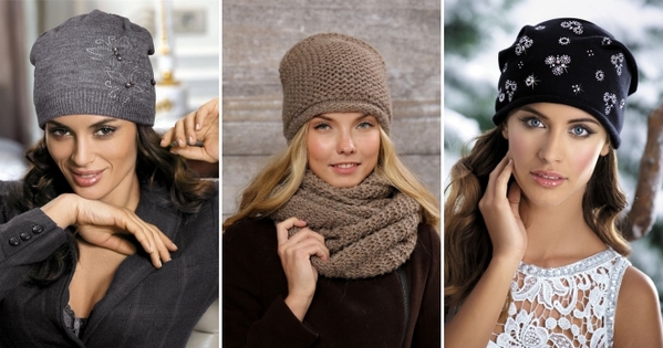 Купить женские шапки крупной вязки в Москве