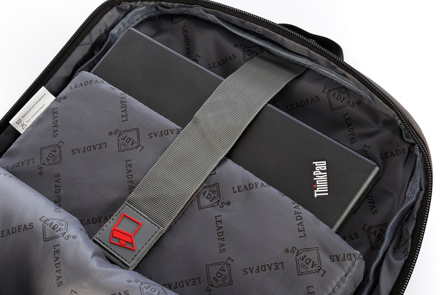 Рюкзак мужской городской, темно-серый, для ноутбука, с USB портом, объем 17л