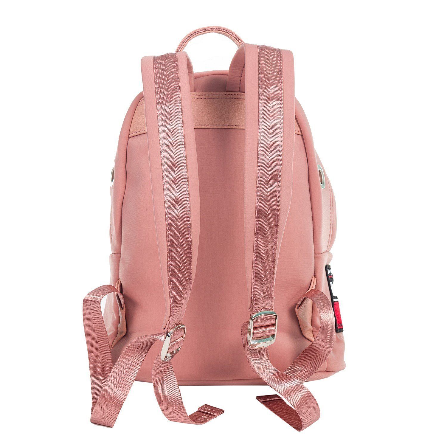 Рюкзак женский городской, розовый, с широкими лямками, объем 16 л