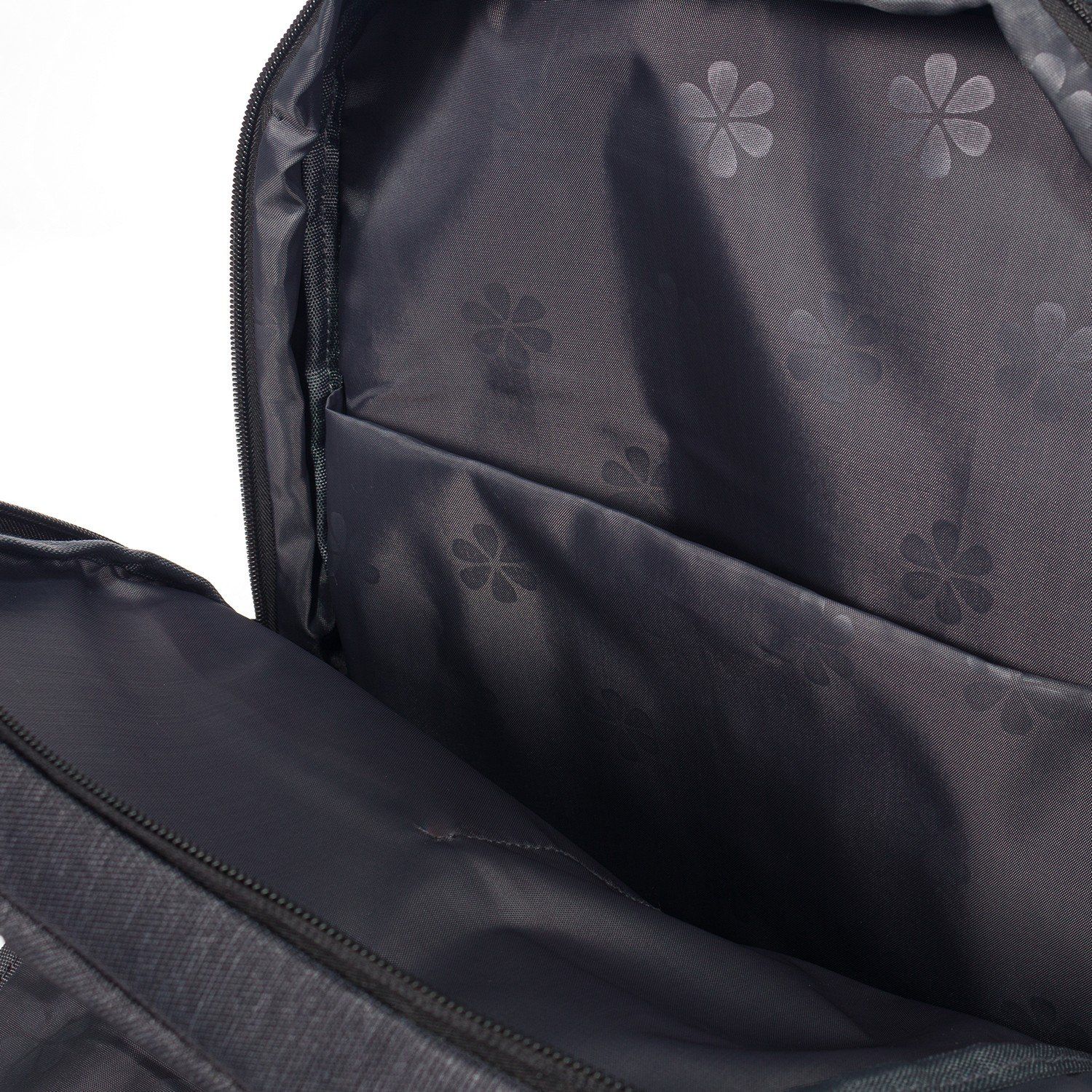 Рюкзак мужской городской, черный однотонный, с широкими лямками, с USB и чехлом от дождя, объем 26 л