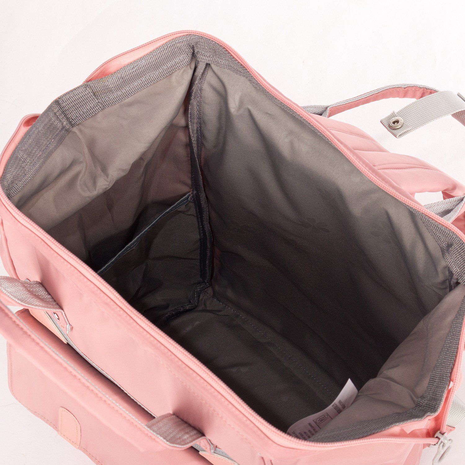 Рюкзак мужской городской, розовый, с котами, со светоотражающими вставками, объем 21 л